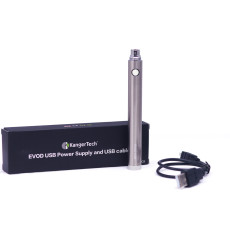 Батарея Kanger EVOD Passthrough, micro USB 1100 mAh (Сталева)
