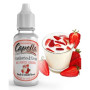 Ароматизатор Strawberries and Cream (Полуниця з вершками), Capella Flavors USA, пробник 1 мл